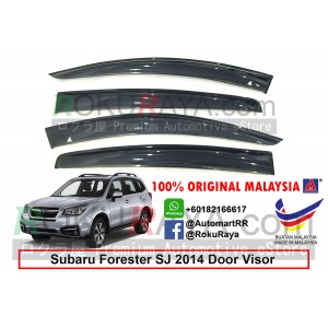 Subaru Forester SJ (4th Gen) 2014 AG Door Visor Air Press Wind Deflector (Big 12cm Width)